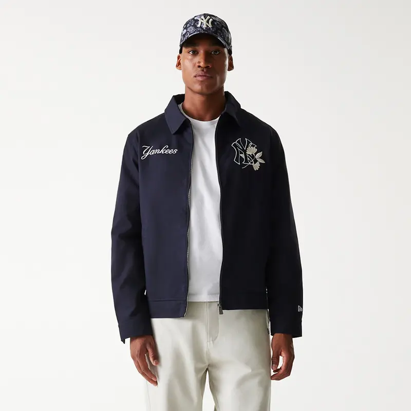 New Era - MLB Collared Jacket - New York Yankees - Navy