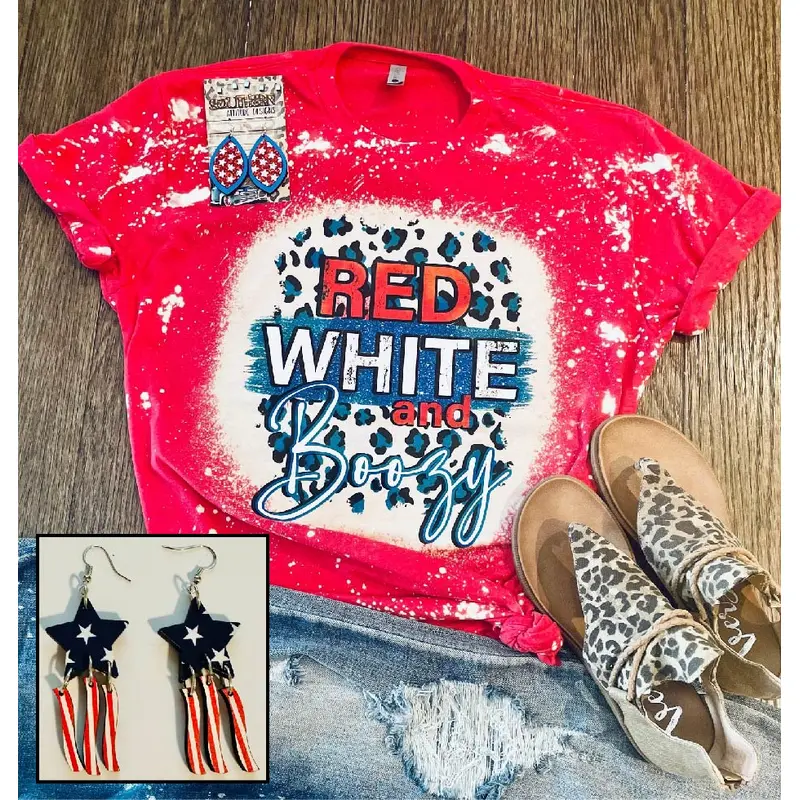 Red, White, and Boozy- Leopard