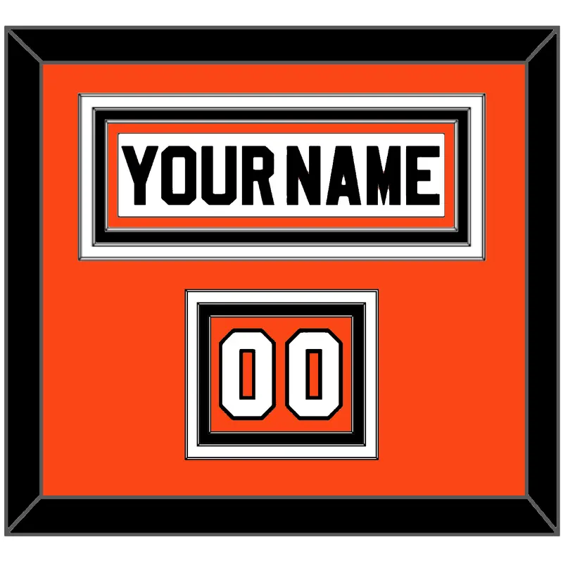 Philadelphia Nameplate & Number (Shoulder) - Home White (1983-2007) - Triple Mat 4