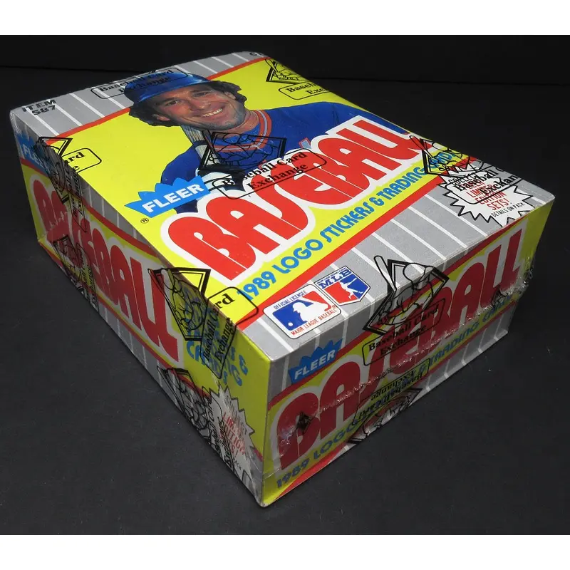 1989 Fleer Baseball Unopened Wax Box (FASC) (Code 90682)