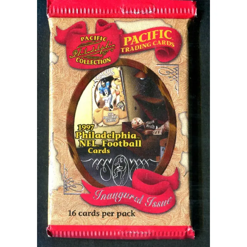 1997 Pacific Philadelphia Football Unopened Pack (Retail) (16)