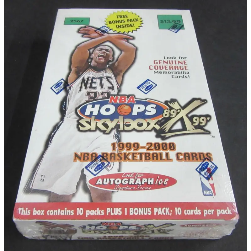 1999/00 Skybox Hoops Decade X Basketball Blaster Box (11/10)