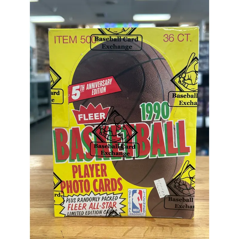 1990-91 Fleer Basketball BBCE Wrapped Box - FASC