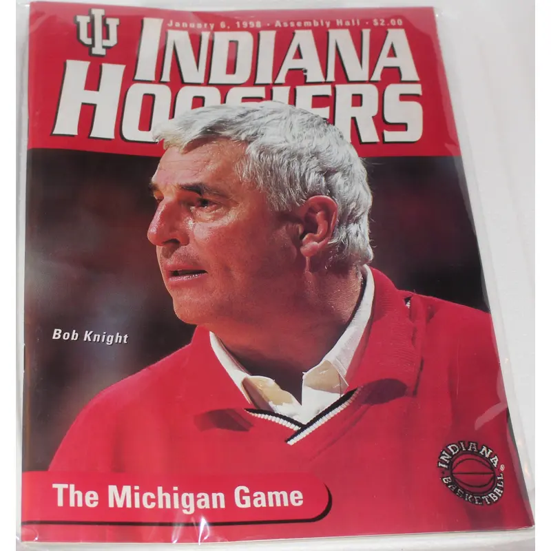 1998 Michigan vs Indiana University Basketball Program