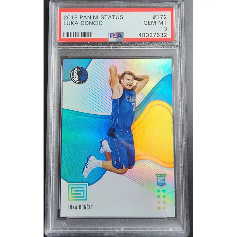 Luka Doncic 2018 Panini Status #172 PSA 10 Gem Mint 7632