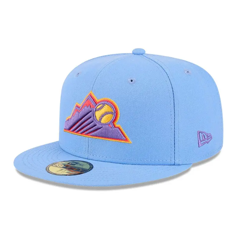 Colorado Rockies MLB City Connect Light Blue 59FIFTY Fitted Cap