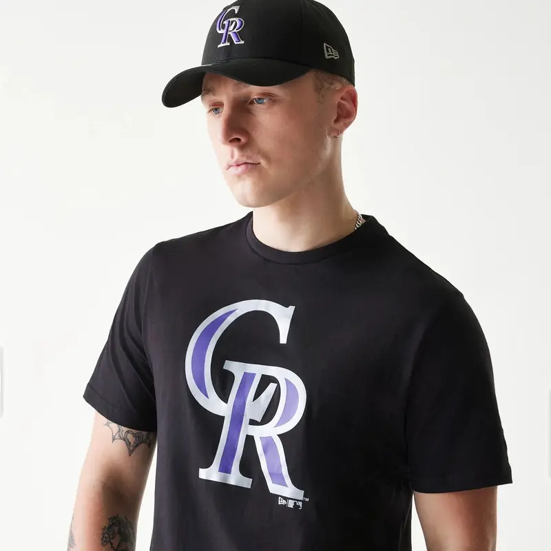 Colorado Rockies MLB Regular Black T-Shirt