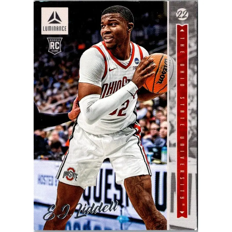 2022 Panini Chronicles Draft Picks Luminance E.J. Liddell #33