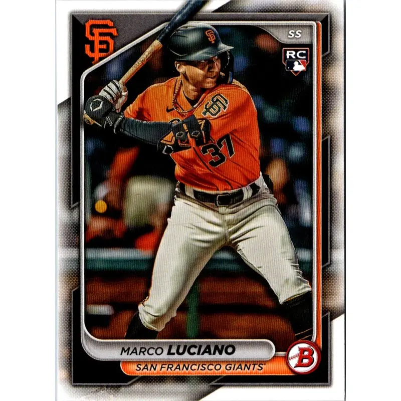 2024 Bowman Green Pattern Marco Luciano #18