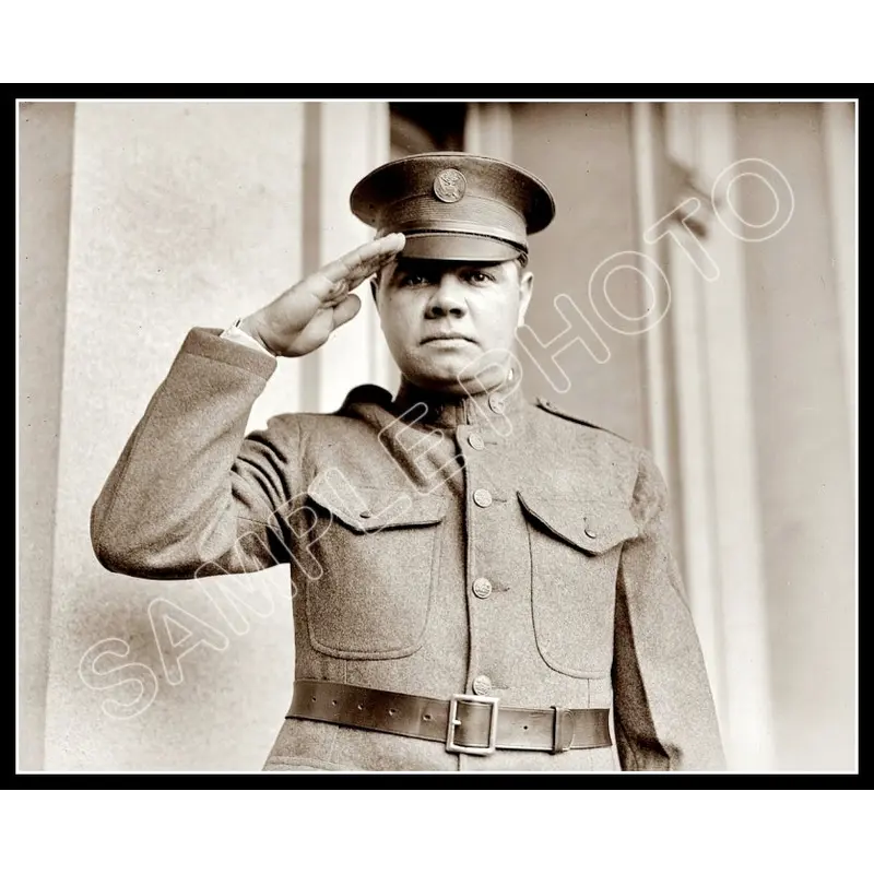 Babe Ruth 8X10 Photo - 1924 US Army New York Yankees - 660