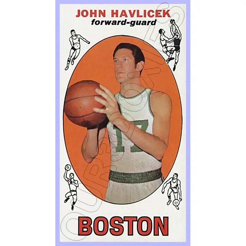 John Havlicek 1969 Topps Tall Boy Reproduction Card - 4546