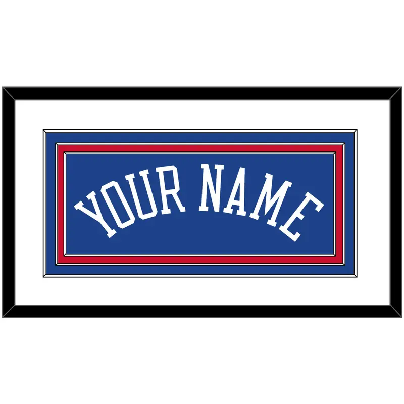 Philadelphia Name - Blue Icon - Triple Mat 1