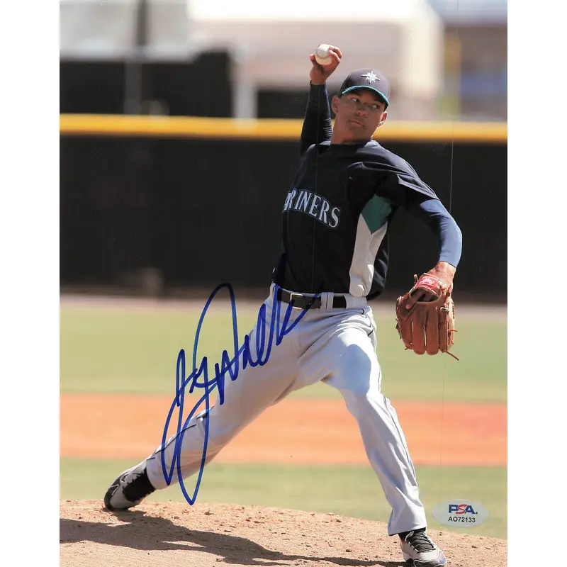 TAIJUAN WALKER signed 8x10 photo PSA/DNA Seattle Mariners Autographed