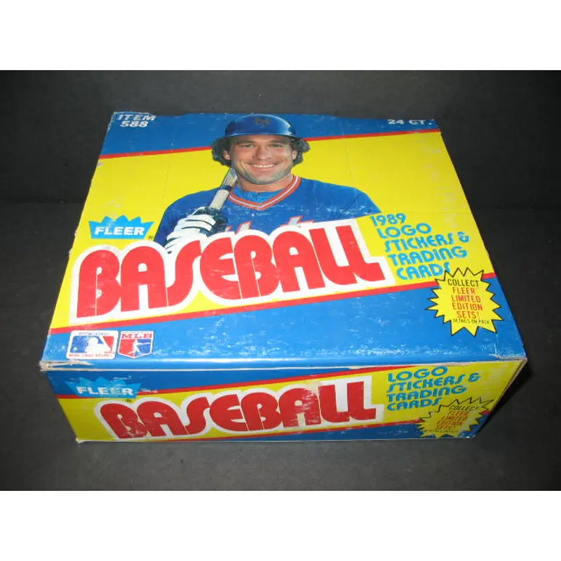 1989 Fleer Baseball Unopened Cello Box (Authenticate)