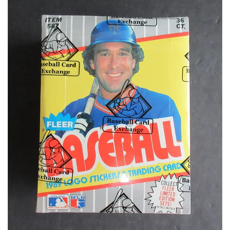 1989 Fleer Baseball Unopened Wax Box (FASC) (Code 91092)