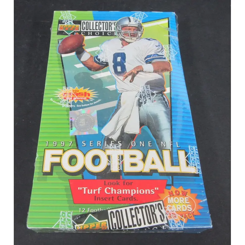1997 Upper Deck Collector's Choice Football Series 1 Box (Retail) (24/12)