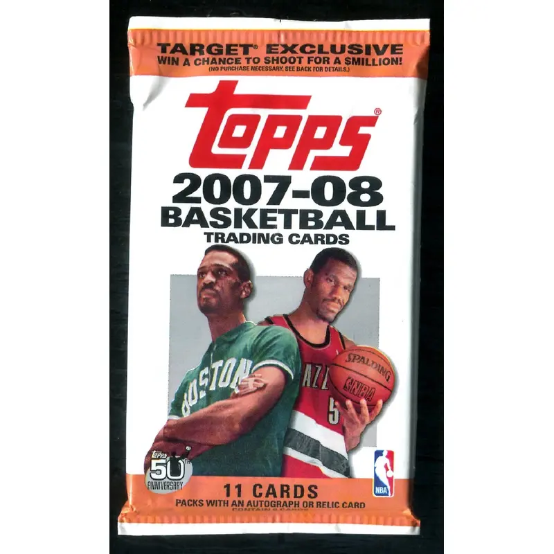 2007/08 Topps Basketball Unopened Pack (Target) (11)