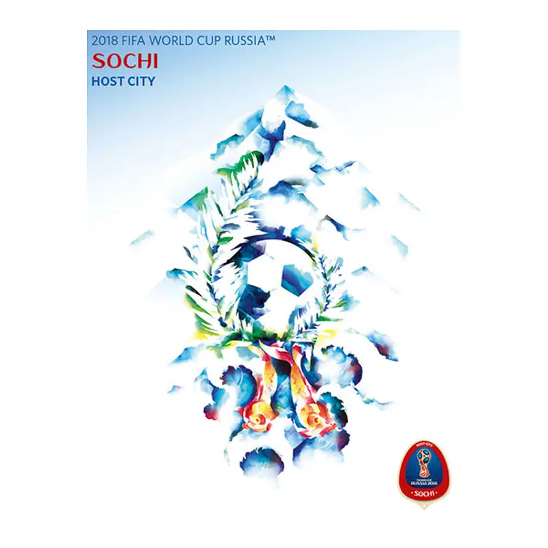 FIFA World Cup 2018 Russia Official Host City Poster (Sochi) - Sports Endeavors