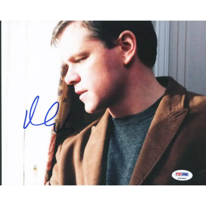 Matt Damon Signed Authentic 8X10 Photo Autographed PSA/DNA #P33964