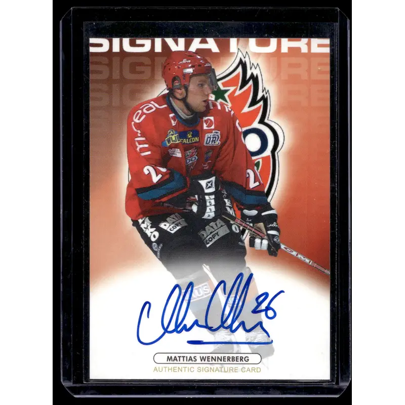 2003-04 SHL Signatures - Mattias Wennerberg