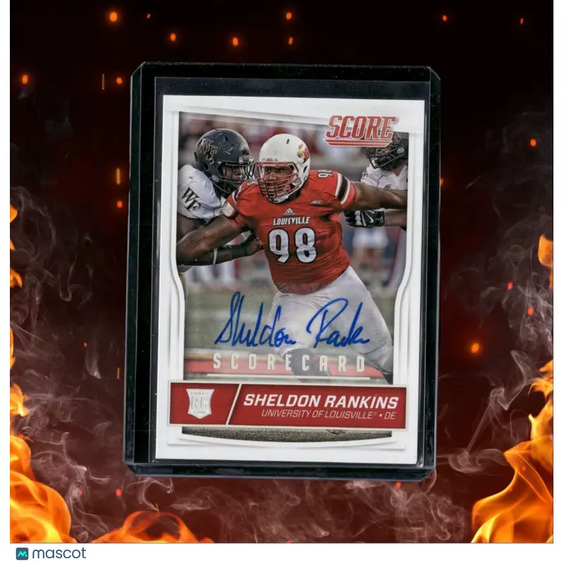 2016 Panini Score Sheldon Rankins Scorecard Auto #404
