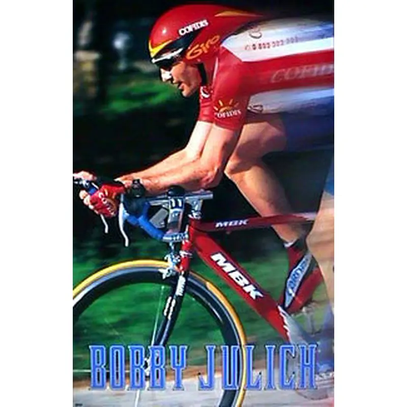 Bobby Julich "Blur" Cycling Poster - Costacos 1999