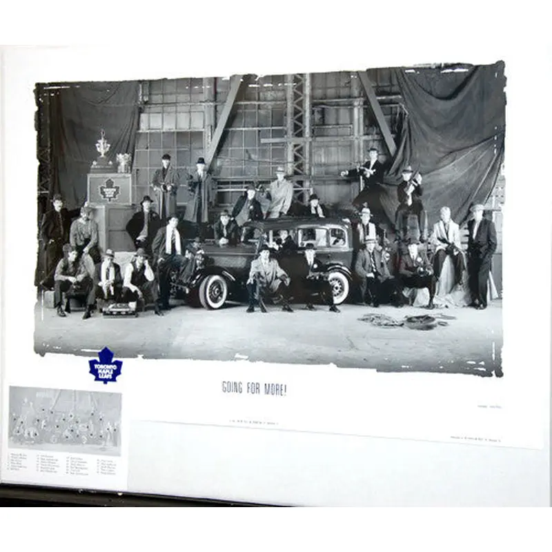 Toronto Maple Leafs "Going for More!" (1993-94) Quintology Print LE19,940/26,721
