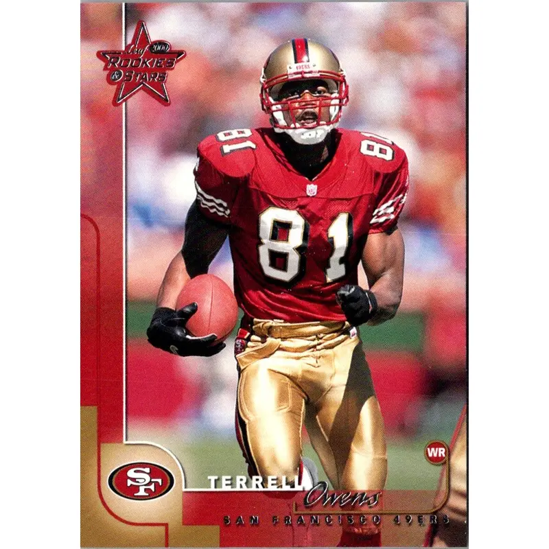 2000 Leaf Rookies & Stars Terrell Owens #75