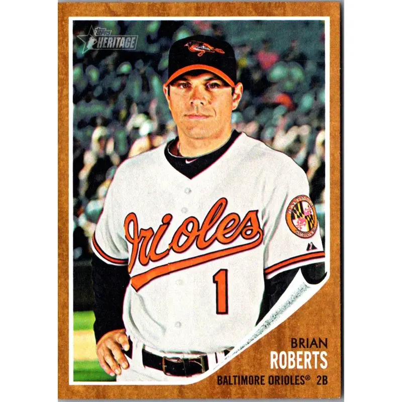 2011 Topps Heritage Brian Roberts #6
