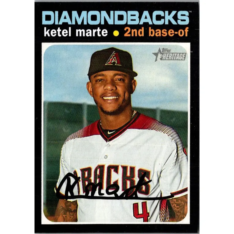 2020 Topps Heritage Ketel Marte #183