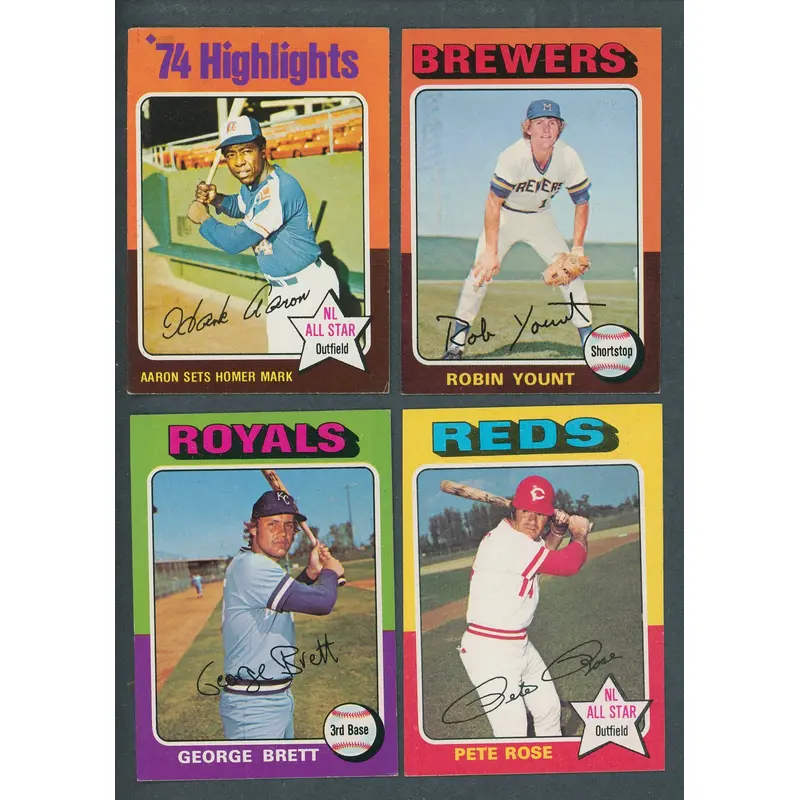 1975 Topps Baseball Complete Set EX/MT NM (660) (23-82)
