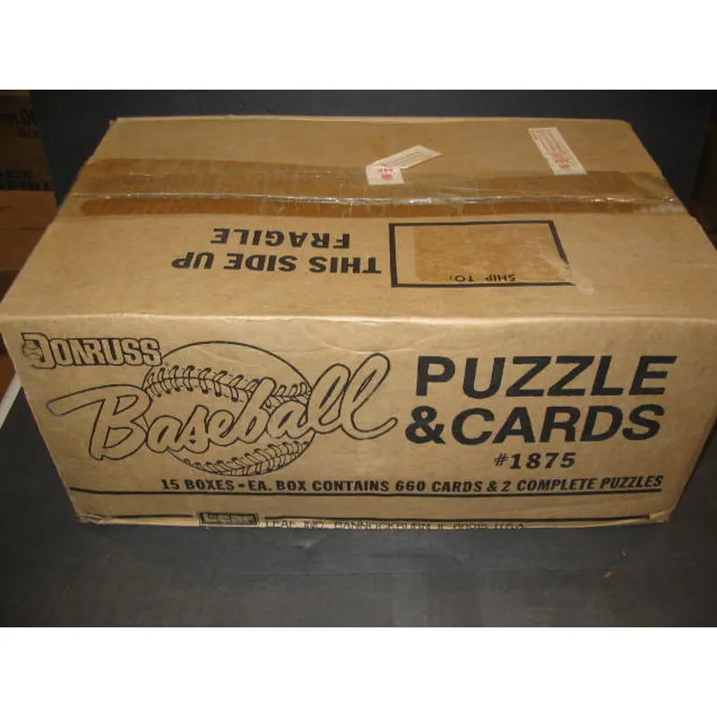 1987 Donruss Baseball Factory Set Case (15 Sets)