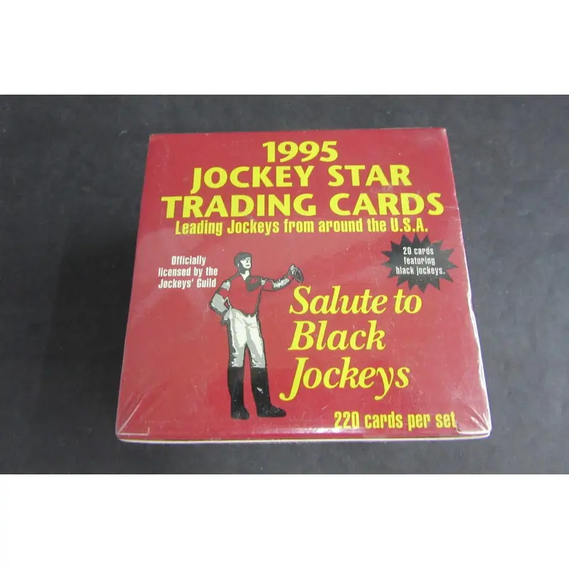 1995 Jockey Star Cards Jockey Guild Cards Set Black Jockeys