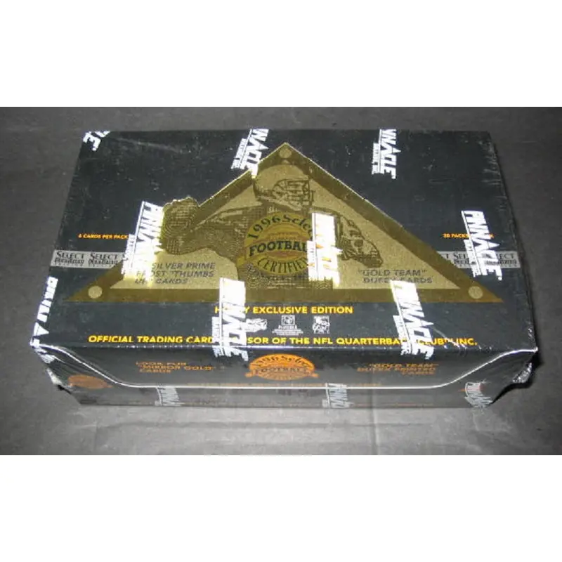 1996 Pinnacle Select Certified Football Box (Hobby) (20/6)