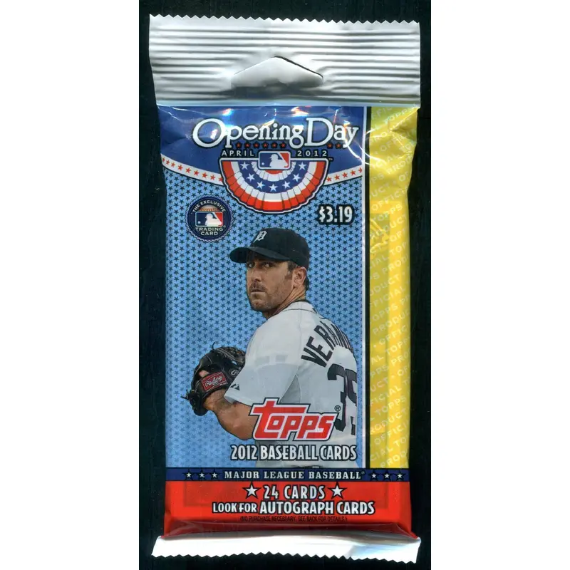 2012 Topps Opening Day Baseball Unopened Hanger Pack (Pre-Priced) (24)