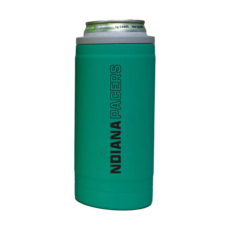 Indiana Pacers 12oz Optic Stacked Soft Touch Slim Coolie