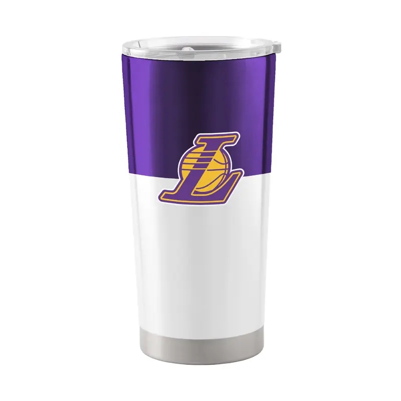 LA Lakers Colorblock 20oz Stainless Tumbler