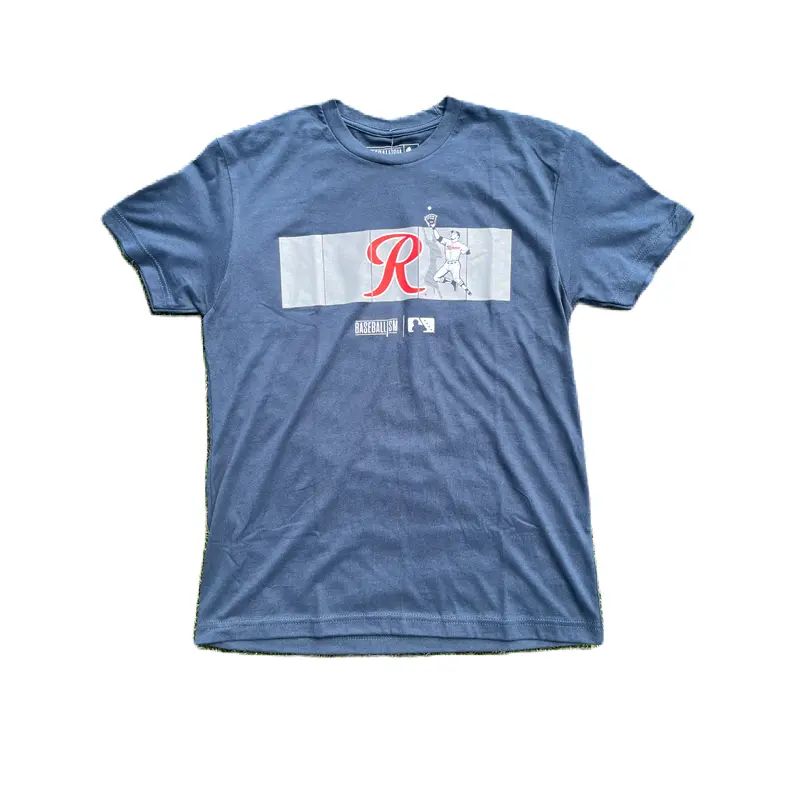 Tacoma Rainiers Baseballism Navy Fence Tee