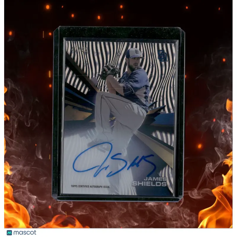 2015 Topps High Tek James Shields Auto 42/99 #HT-JSS