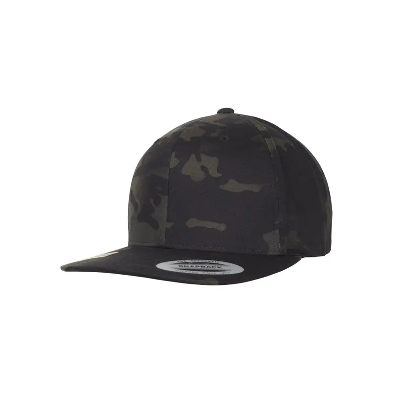 Classic Snapback Black Multicam