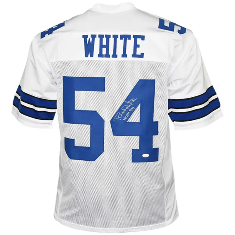 Randy White Autographed Dallas Cowboys (White #54) Custom Jersey - JSA