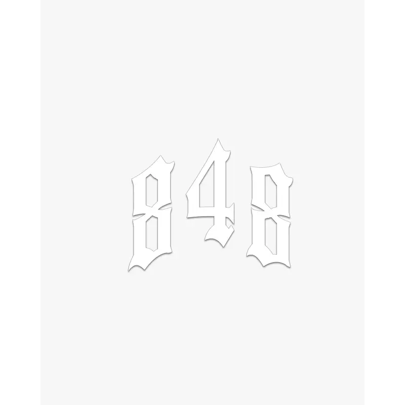 THE (848) VANQUISH PREMIUM DECAL
