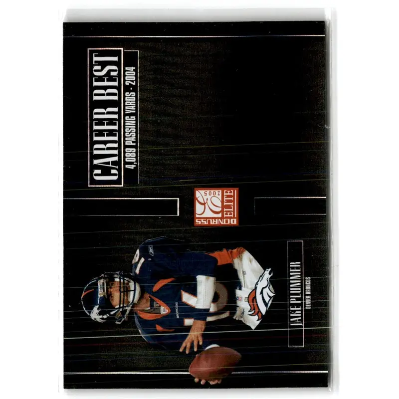 2005 Donruss Elite Career Best Black Jake Plummer #CB-20 154/250