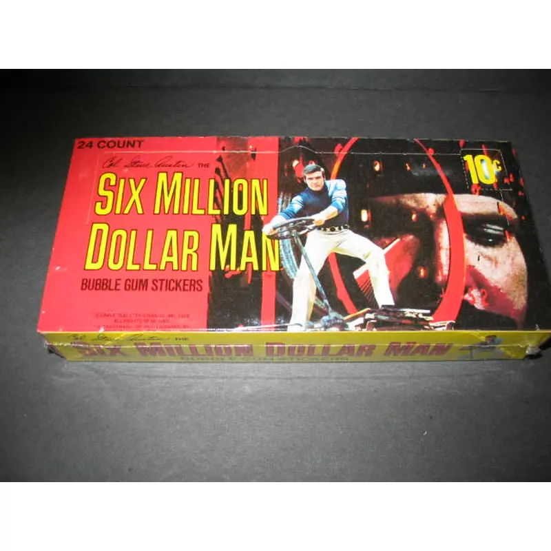 1974 Donruss Six Million Dollar Man Unopened Wax Box