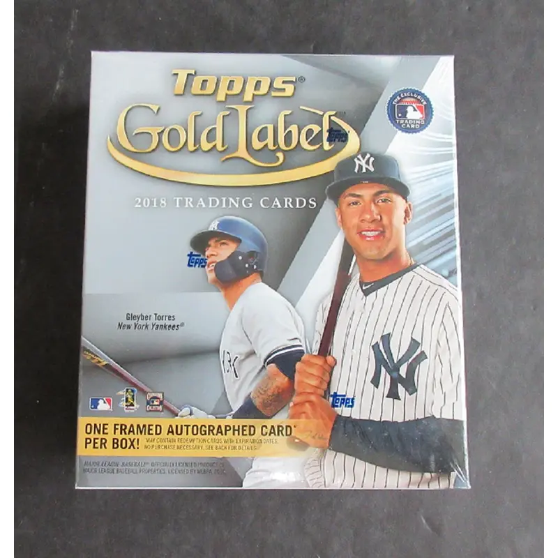 2018 Topps Gold Label Baseball Box (Hobby) (7/5)