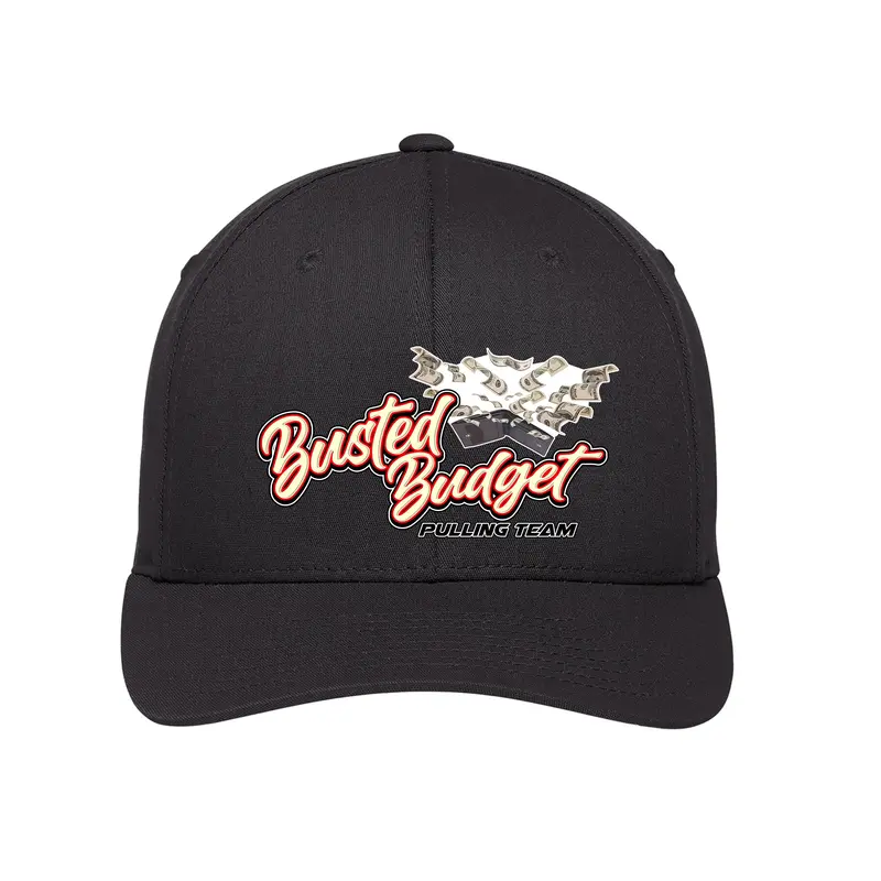 Busted Budget Pulling Team Flexfit Flat Cap