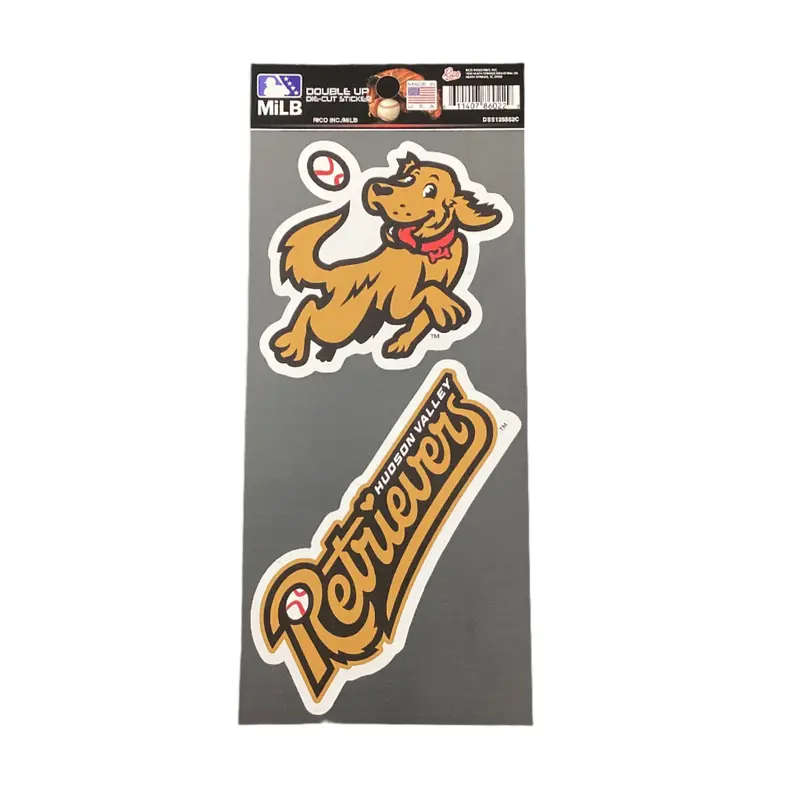 *NEW* HV Retrievers Yellow Lab Double Up Die-Cut Decals - 2 Pack