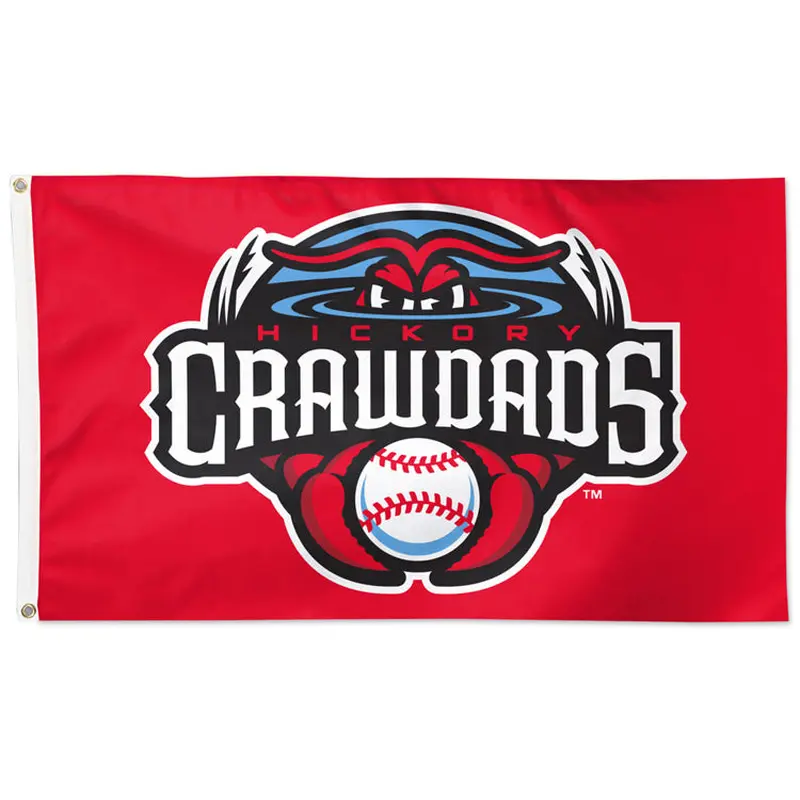 Hickory Crawdads Official Minor League Baseball 3'x5' Flag - Wincraft