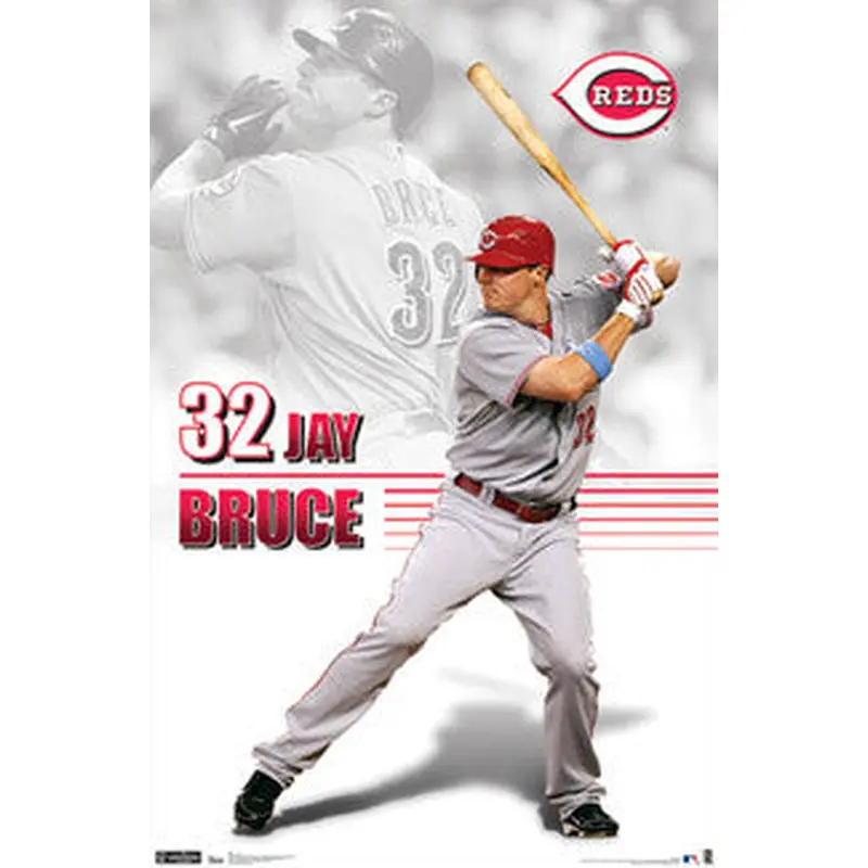 Jay Bruce "Blaster" Cincinnati Reds MLB Action Poster - Costacos 2011