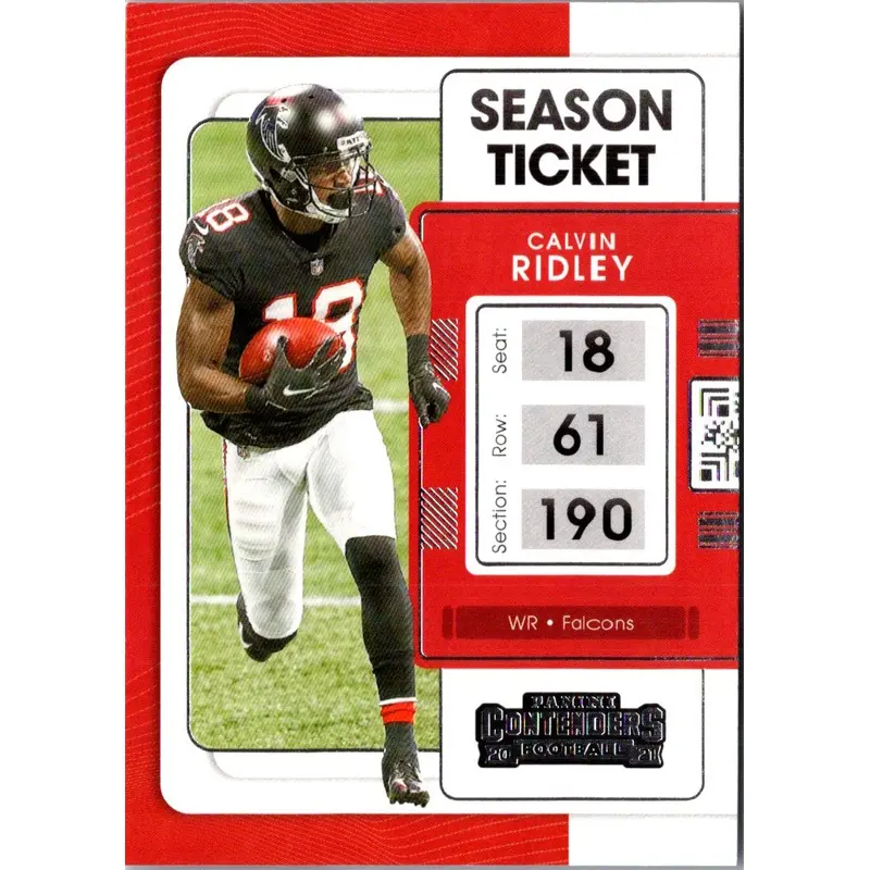 2021 Panini Contenders Red Zone Calvin Ridley #5